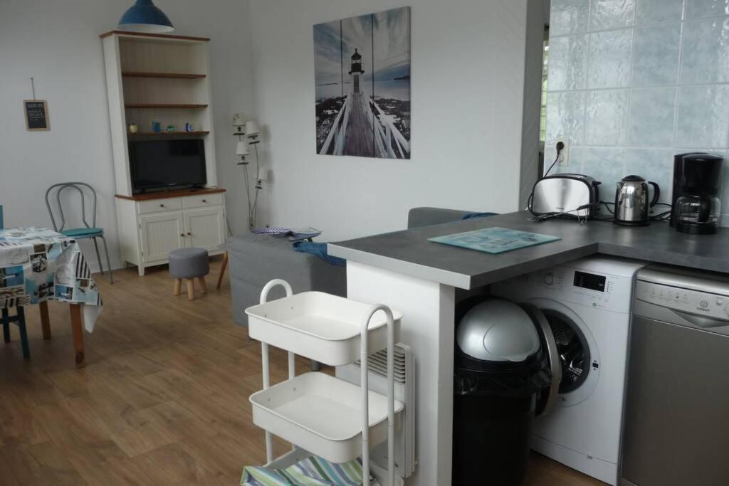 12 Rdc Appartement 2 Chambres Jardin Terrasse Ploneour-Lanvern Bagian luar foto